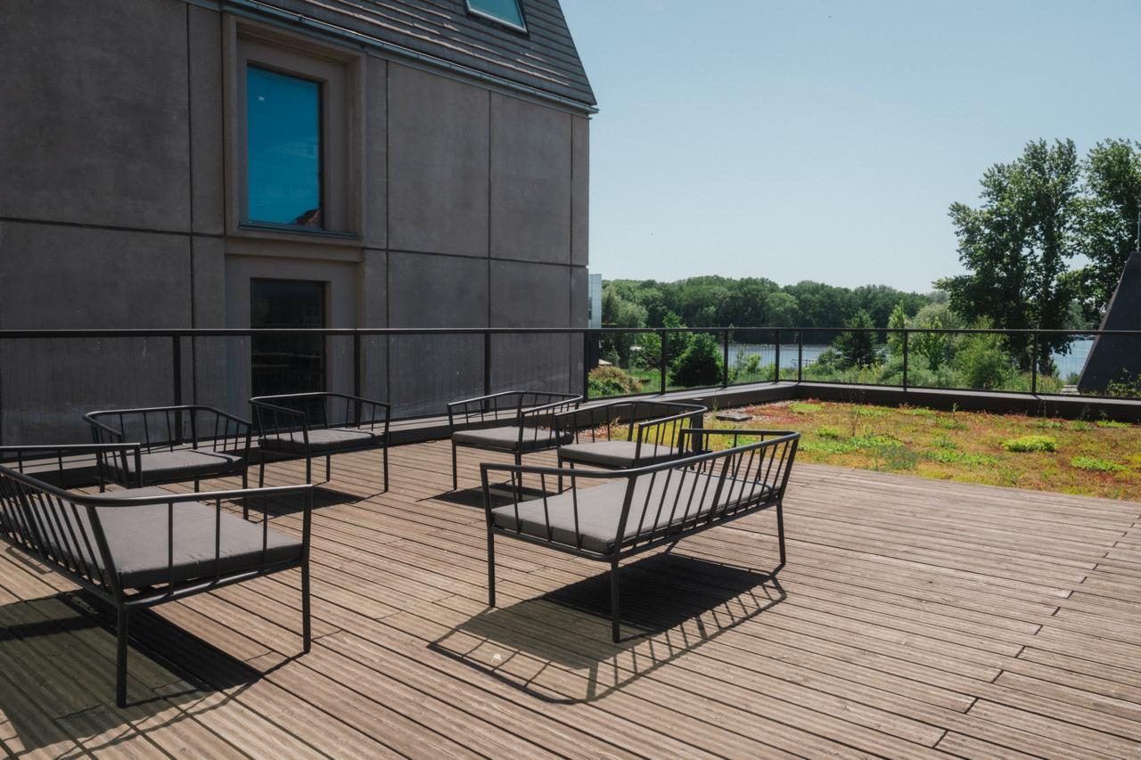 HYVE rooftop terrace over the river